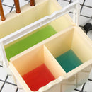 Multi-functional Art Supply Large Paint Brush Washer Paint Pen Cleaner for Watercolor Acrylic Oil Painting Holder with Handle