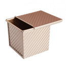 Loaf Pan With Cover/Baking Mould Cake Toast Bread Mold/ Non-Stick Toast Box with Lid, 11.5x 11.4x 10.6cm