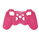 Luminous Silicone Case Protect Skin Cover For Playstation PS3 Controller Red