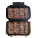 40Pcs/Box Assortment Fly Fishing Flies Simulation Insects Dry Flies Lures