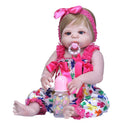 55cm Lifelike Silicone Reborn Doll Baby Costumed Newborn Full Doll Girl