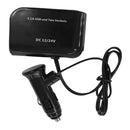 3.1A USB Adapter Car Cigarette Lighter Dual USB Port Car Charger with 2 Socket Car Splitter Adapter Charger