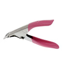 Manicure Salon Art Tips Clippers Acrylic Artificial False Nail Cutters Pink
