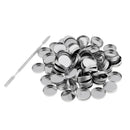 Palette Deep Round Empty Metal Pans with Stick Quantity of 100 (26mm Diameter)