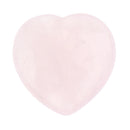 Polished Quartz Crystal Heart Shape Stone Gemstone for Home Decoration Collectable Pink 0.98 x 0.98 x 0.39inch
