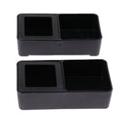 2 pcs Food Water Feeding Double Box Turtle Basin Reptile Feeder Box Insect Breeding Container