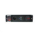 12V Digital Display Voltage Combination Panel Car Charging Cigarette Lighter