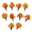 10 Pieces Model Trees Layout Train Diorama Landscape Scenery 1:100 HO OO Scale
