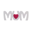 White Wooden MUM Letters Wood Love Heart Wedding Party Home Decoration