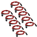10x Computer Motherboard Power Cable Switch On/Off/Reset Button Replacement