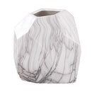 Modern Decoration White Ceramic Flower Vase Geometry Craft Creative Gift L