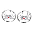 Widow Spider Speaker Grill Cover For Harley Touring Electra Street 1996-2013