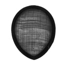 Fashionable Teardrop Shape Hat Base Fascinator Headpieces Base Costume Making Head Dress Millinery Craft DIY Black