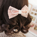 Women Jewelry Korean Style Bowknot Lace Hair Clip Hair Accessories Hairpin
