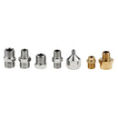 Lots 7Pcs Pro Airbrush Hose Adapter Fittings Connector 1/8" BSP To 1/4" BSP