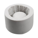 Round Flower Pot Mold Silicone Mold For Vase Cement Concrete Silicone Mould