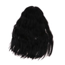 Hair Wig Centre Parting Hair Accessories for BJD MSD DOD Dollfie Doll Not for Human - Black