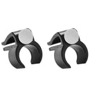2 Pieces Golf Club Bag Clip on Putter Clamp Putting Organizer with Ball Marker