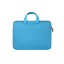 Laptop Soft Neoprene Double Zippered Sleeve Case Carry Bag Handbag FOR MacBook Air Pro Tablet Blue 13inch
