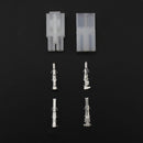 2Pin 2-way Car Plug Terminals Connector Male + Female 2.8mm Pitch Set Yellow