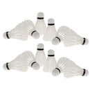 Pack of 12 Feather Badminton Shuttlecocks Outdoor Ball Game Training ED-1011