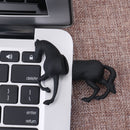 64GB USB 2.0 Flash Drive High Read Speed Memory Storage for Laptop Black Horse Shape
