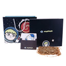 Creative Outer Space Theme Kids Self Stand Gift Box Party Bag Card Favor Set