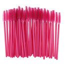 Disposable Mascara Wands Eyelash Applicator Rose Red Pack Of 50PCS