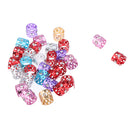 30pcs Shiny Hair Cuffs Aluminum Dreadlock Beads For DIY Hairstyle Braid Tail