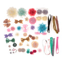 Shabby Chic DIY Baby Girl Headband Making Kits Baby Shower Birthday Gift Favors