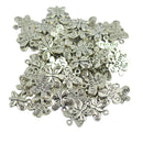 Bulk Tibetan Silver DIY Butterfly Charms Pendants for Jewelry Making Pack of 50Pcs