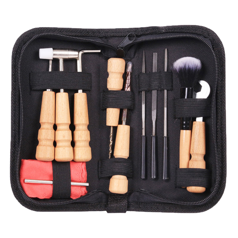 1 Set Guitar Repair Kits Maintenance Tools with Storage Bag for Luthier Guitarist DIY Parts