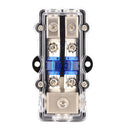 60Amp Fuse Holder 1-HOLE IN 0/4 AWG 2-HOLE OUT 4/8 AWG for Car Boat Audio