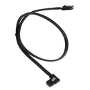 1xInternal Mini SAS(SFF-8087) 36Pin Right Angle Male to Male SFF 8087 Cable