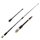 Dual Band VHF/UHF Telescopic Antenna BNC Male 144/430MHz for IC V8/V80/V82