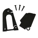 Black Truss Rod Cover Plate with Screws for 3 Hole Electric Guitar Parts Accessories
