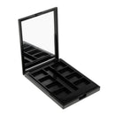 8 Grids Empty Eyeshadow Palette, Make Up Container Pallet with Mirror for Powder Container