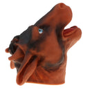 Simulation Zoo/ Farm Animal Head Model Hand Puppet Halloween Christmas Gift for Kids Children - Cattle