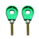 2x 12mm Metal Alloy Motorcycle Chain Adjuster Tensioner Block for Pit Dirt Bike Quad ATV Motor