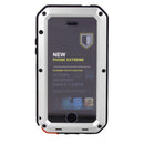 Dustproof Waterproof Shockproof Aluminum Cover Dust Scratch Shock Protection Case COMPATIBLE FOR iPhone 5/5S Cellphones-Silver