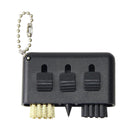 Retractable Pocket Size 3-in-1 Golf Club Shoes Brush Groove Putter Cleaner