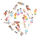 Pack of 20 Pieces 1:20 Scale DIY Pretty Girls Model Figures People Accessory Gifts