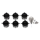 6 Pieces Surfboard Fins Compatible G5 Surf Fins Plugs With Screw And Key