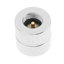 Mini 0.7" x 1" Aluminum Alloy Camping Stove Gas Refill Adapter Cylinder Filling Butane Canister
