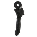 Car Adjustable Belt Oil Filter Strap Wrench Spanner Repair Tool Black Tone