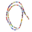 Wholesale Mix Colors Millefiori Flower Lampwork Glass Round Beads Loose Spacer Beads DIY Accessories 4mm