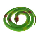 Simulation Rubber Round Snake Kids Outdoor Game Animal Toy Green