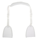 Breathable Arm Shoulder Sling for Broken Wrist Elbow Support Padded Strap White