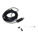 7mm 6 LED USB Waterproof Borescope Tube Inspection Video Camera 2m