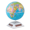 15cm Solar Powered Self Rotating World Globe Geography Atlas Toy Desk Ornament